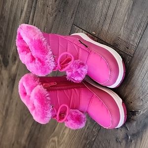 Toddler Girls Snow Boots Size 7